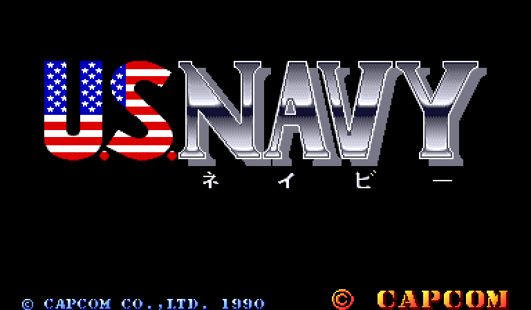 U.S. Navy (Japan 901012) Title Screen
